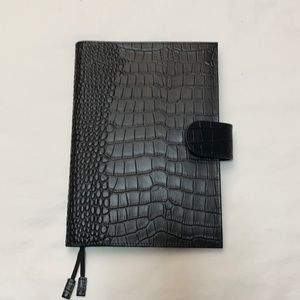 Moterm A5 Black Croc Print Cover